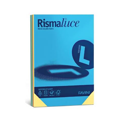 100 Fogli: 90 Mix 5 Colori Luce A4 - Foto 1