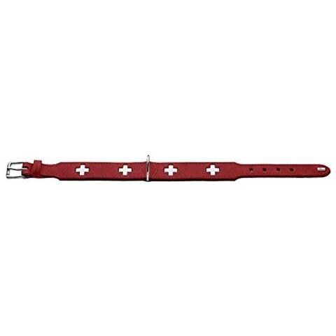 Hunter Collare Swiss, 70rosso Nero, Pelle- - Foto 3