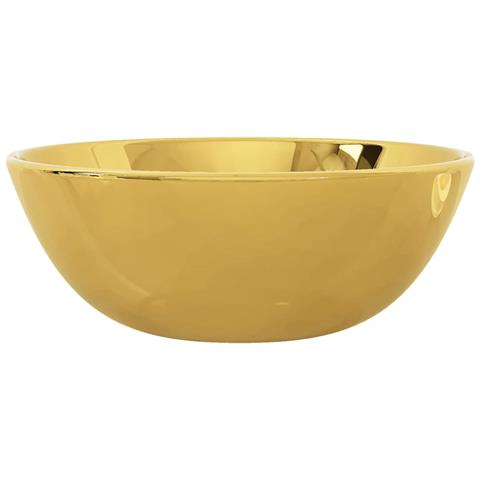 Lavandino 28x10 Cm In Ceramica Oro - Foto 2