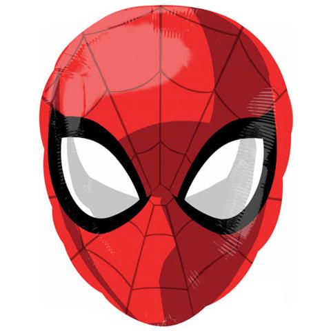 Amscan - Palloncino Di Alluminio Testa Di Spiderman - Foto 1