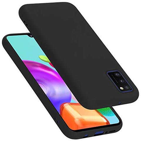 Custodia Compatibile Con Samsung Galaxy A41 In Liquid Nero - Coperchio Protettivo In Silicone Tpu Flessibile - Foto 1