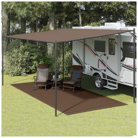 Tappeto Da Tenda 250x550 Cm Marrone - Foto 2