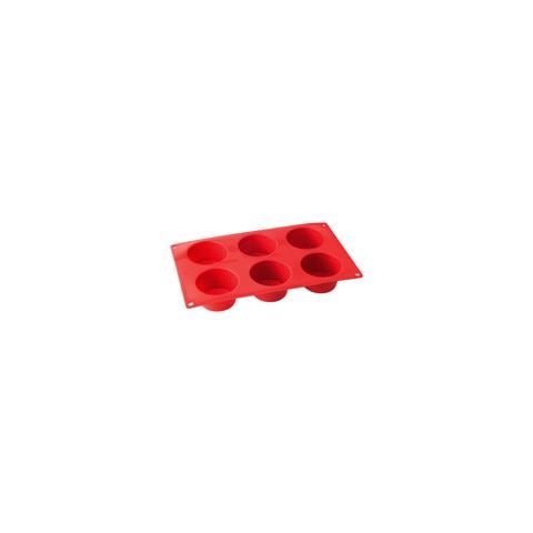 Stampo 6 Muffin Dr Oetker Cameo, In Silicone Rosso - Foto 2