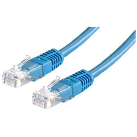 UTP Patch Cord, Cat. 6, blue 2 m, Blu, 100 Ohm, 2 mm - Foto 1