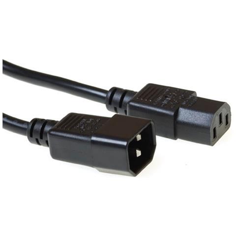 AK5164 0.3m Accoppiatore C14 Accoppiatore C13 Nero cavo di alimentazione - Foto 1