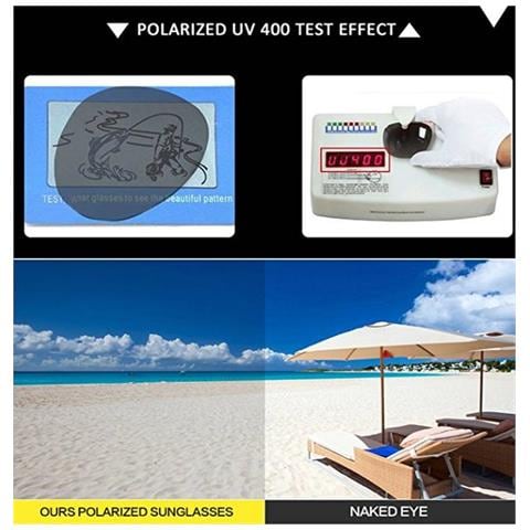 Occhiali Da Sole Polarizzati Uv400 Nero - Foto 2