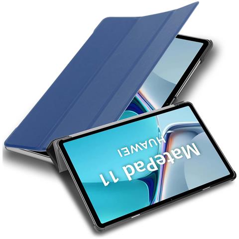 Custodia Per Tablet Compatibile Con Huawei Matepad 11 (10.95 Zoll) In Blu Scuro Jersey - Coperchio Protettiva Ultra Sottile Con Funzione Auto Wake Up E Stand - Foto 1
