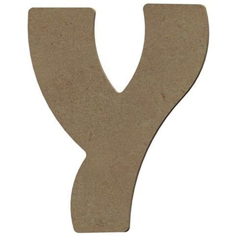 Lettera Maiuscola Y In Legno Mdf Per La Decorazione - 8 Cm - Foto 1