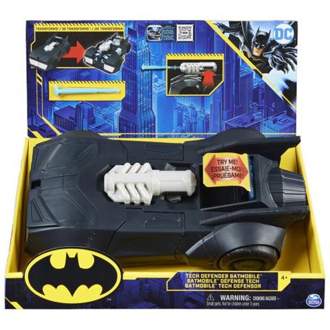 Dc Comics Batman, Batmobile Tecnologica Da Difesa, Veicolo Trasformabile Con Lanciamissili - Foto 2