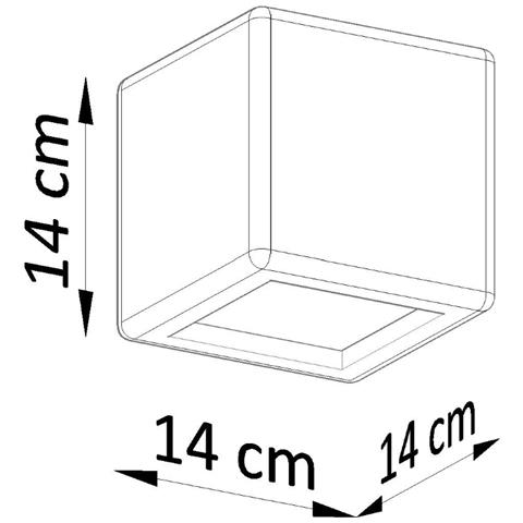 Applique Da Parete Nesta Bianco 150x150x150 Mm Ceramica - Foto 12