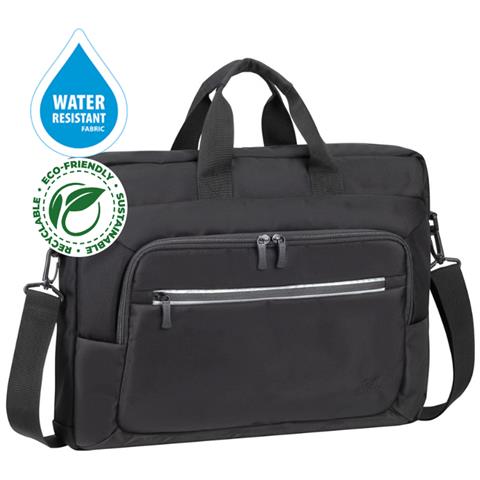 Borsa X Laptop 15/16black Riciclat A Nylon Con Tappi Bottiglie Plastic - Foto 1