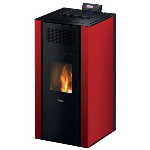 Termostufa Pellet Mira 16 Kw. Rossa - Foto 1
