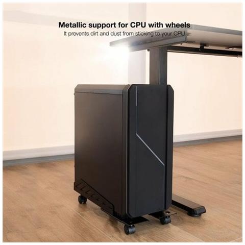 Supporto CPU a Carrello Nero UMCS0024-B - Foto 2
