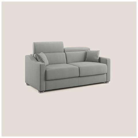 Amber Divano letto matrimoniale in tessuto smacchiabile T05 211 cm (mat. 160x197) grigio - Foto 1