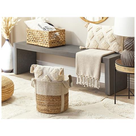 Cestino Sonipat Iuta Naturale - Foto 1