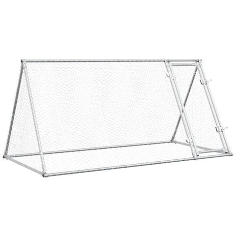 Gabbia Per Polli Argento 200x105x91 Cm In Acciaio Zincato - Foto 1