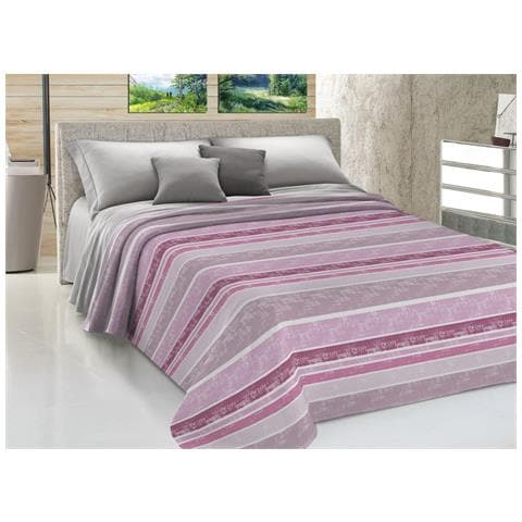 Copriletto Piquet Primavera Estate 100% Cotone Sofia Disegno Rodrigo Singolo Rosa - Foto 1