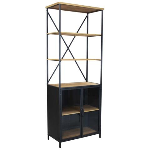 Scaffale In Acciaio E Legno A 5 Ripiani Linea Classic - Foto 1