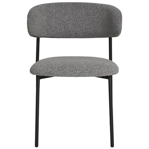 Set Di 2 Sedie Mira - Grigio - Poliestere - 55x59x79,5 Cm - Foto 2