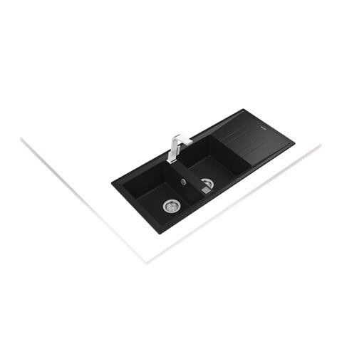 Stone 80 B-TG 2C 1E Lavello ad incasso Rettangolare Tegranite+ - Foto 2