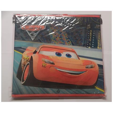 Domopak - Scatola Cubica ""living"" Per Organizzazione Cameretta 32x32x32cm - Con Maniglie - Rappresentazione Cartone ""cars"" - Foto 1