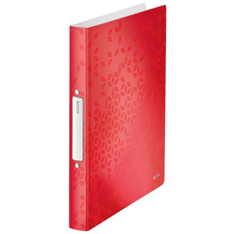 Leitz Wow Raccoglitore Ad Anelli A4 Rosso - Foto 1