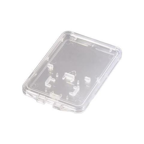 Sd And Microsd Slim Box Trasparente Custodia Per Scheda Di Memoria - Foto 1