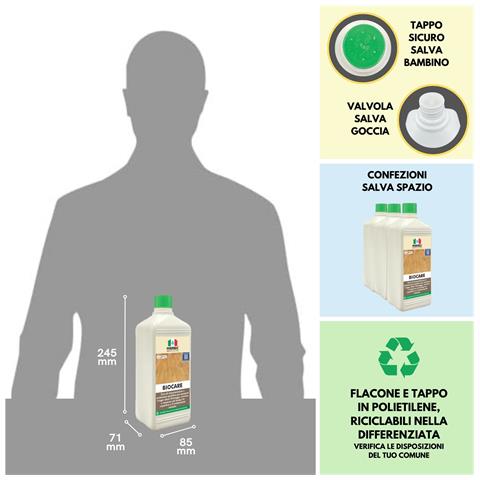 Biocare 1lt - Cera Per Legno Oliato - Foto 2