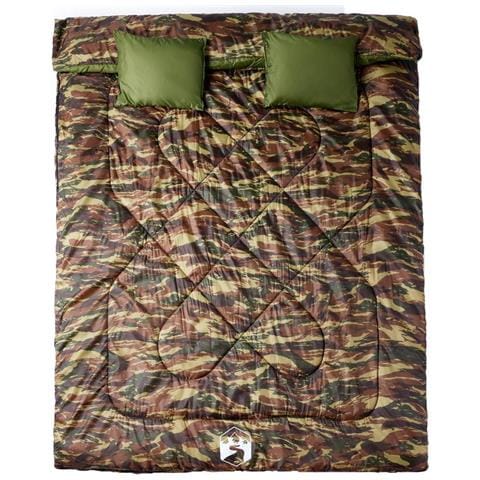 Sacco Pelo Doppio Campeggio Con Cuscini Per Adulti 3-4 Stagioni - Foto 1