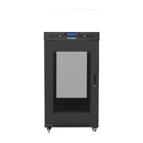 Lanberg FF01-8822-23BL, Rack indipendenti, 22U, 1200 kg, Lucchetti, Gestione dei cavi ottimizzata, Rotelle - Foto 2