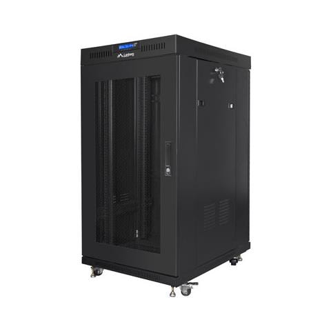 Lanberg FF01-8822-23BL, Rack indipendenti, 22U, 1200 kg, Lucchetti, Gestione dei cavi ottimizzata, Rotelle - Foto 1