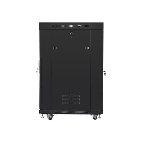 Lanberg FF01-8822-23BL, Rack indipendenti, 22U, 1200 kg, Lucchetti, Gestione dei cavi ottimizzata, Rotelle - Foto 5