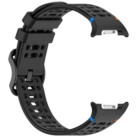 Cinturino In Silicone Traspirante Con Fibbia A D Per Samsung Galaxy Watch 8/8 Classic Black - Foto 2