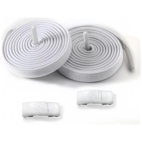 Lacci Per Scarpe Con Chiusura Magnetica, Elastici E Facili Da Usare, 2 Paia, Compatibili Con Scarpe Da Ginnastica, Scarpe Eleganti E Casual White - Foto 1