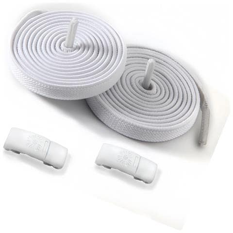 Lacci Per Scarpe Con Chiusura Magnetica, Elastici E Facili Da Usare, 2 Paia, Compatibili Con Scarpe Da Ginnastica, Scarpe Eleganti E Casual White - Foto 2