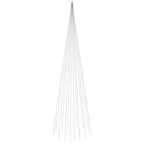 Lusso Casadino - Albero Di Natale Pennone Colorato 1134 Led 800 Cm - Foto 2