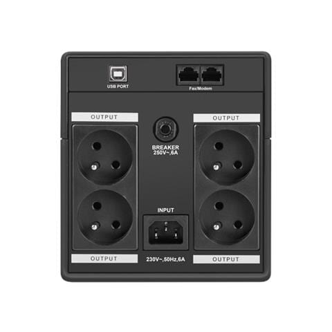 H / 1000E /LED gruppo di continuità (UPS) A linea interattiva 1 kVA 4 presa (e) AC - Foto 2