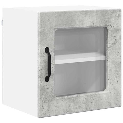 Pensile cucina Grigio cemento 40 x 31 x 40 cm Legno multistrato - Foto 1
