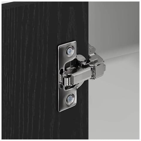 Armadio pensile Riga Rovere Nero e Bianco 57 x 57 x 80 cm - Foto 9