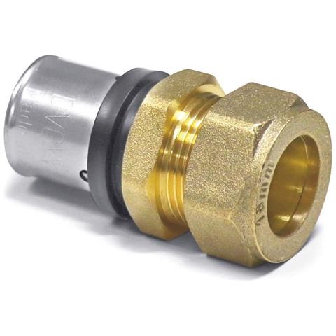 Raccordo Pressfitting Per Tubo Di Rame 16 X 2 - 15 Mm Certificato Dvgw - Foto 1