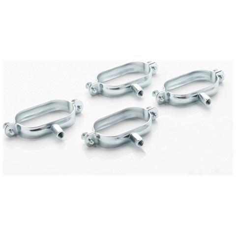 Kit Fissaggio Aeroline Viti M8 Collari Ovali Tasselli S10 Acciaio Inox - Foto 2