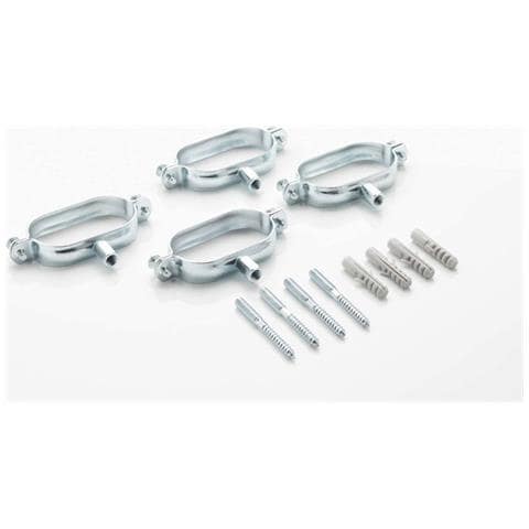 Kit Fissaggio Aeroline Viti M8 Collari Ovali Tasselli S10 Acciaio Inox - Foto 1