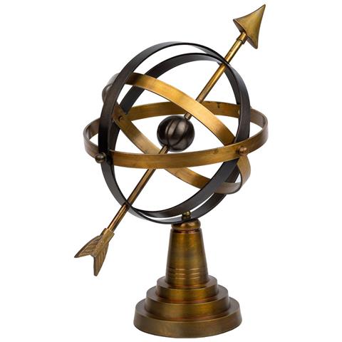 Sfera Astrologica Dorata D25x35h Cm - Foto 1