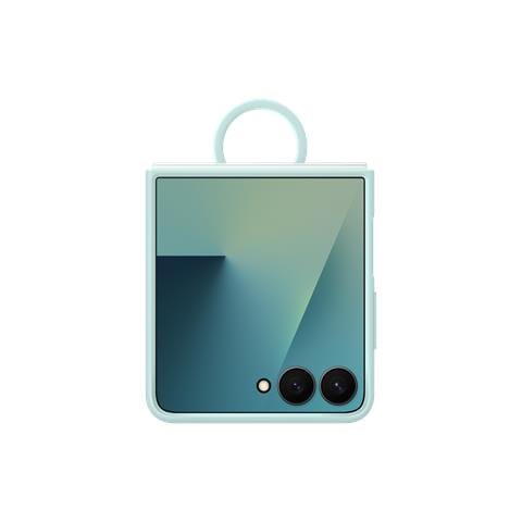 Galaxy Z Flip7 Ring Case (Silicone) Mint - Foto 1