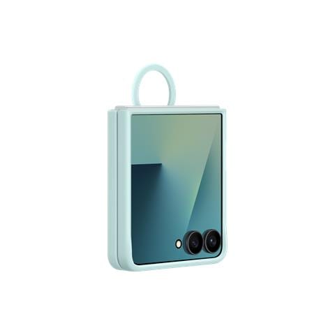 Galaxy Z Flip7 Ring Case (Silicone) Mint - Foto 2