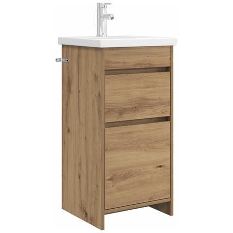 Mobile da bagno con lavabo Rovere Artigianale 42 x 40 x 84,5 cm - Foto 1