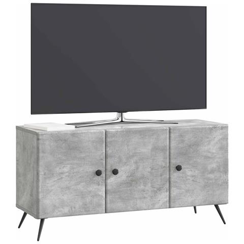 Mobile TV Grigio Cemento 99 x 34,5 x 50 cm Legno ingegnerizzato - Foto 2