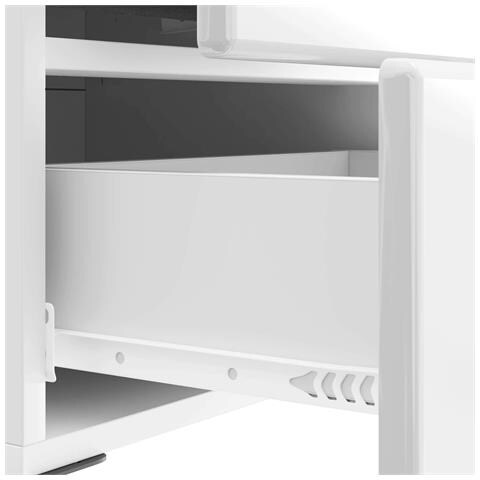 Armadio da Notte 2 pcs Bianco Lucido 43 x 34,5 x 47,5 cm - Foto 9