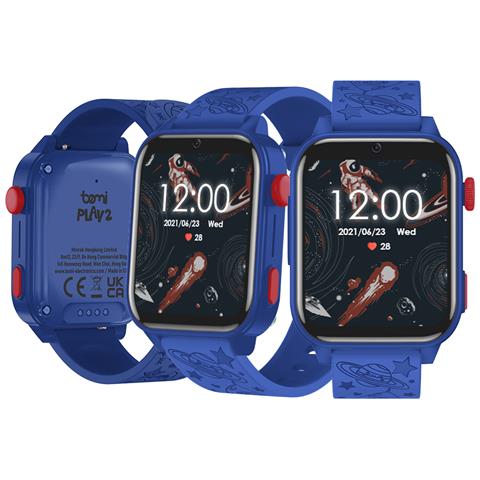 Smartwatch Per Bambini Play2 / 1.85'' 240x280, 4g /lte, Gps /lbs, Giochi Blu Scuro - Foto 1