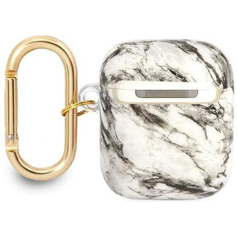 Indovina Gua2hchmag Airpods Custodia Grigia /collezione Di Cinturini Grigi Marmorizzati - Foto 2